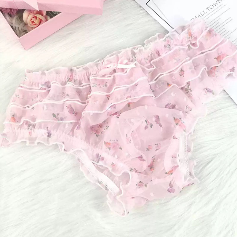 Boxer Brief Pack Cotton - Cute Sweety Chiffon Man's Briefs Japanese