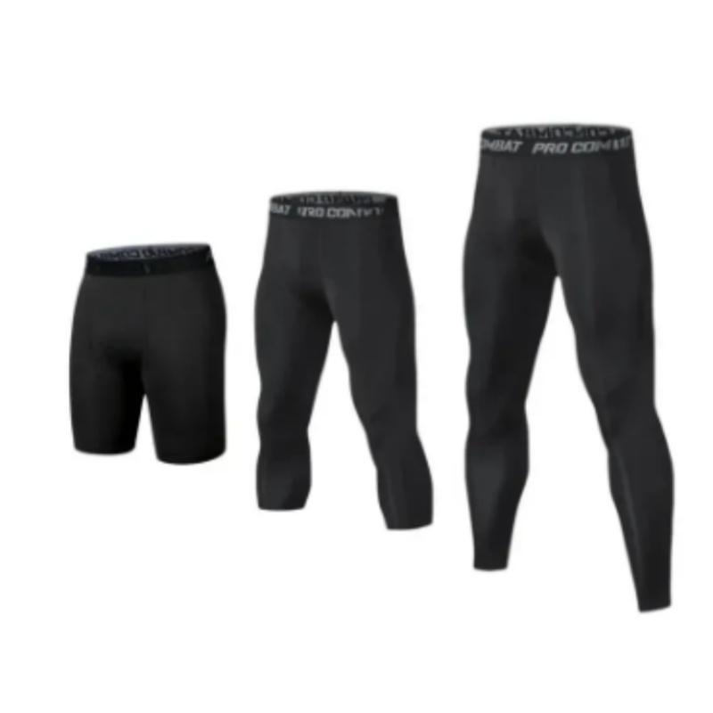 Men's Cool Dry Leggings Sports - Compression Shorts Athletes ulasan dan harga