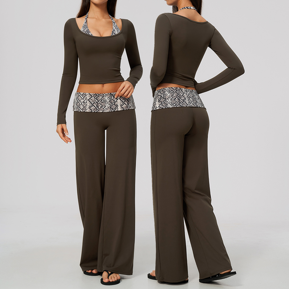 Yoga Set Sports Suit Gym Set 2 - Compression Long Pant ulasan dan harga