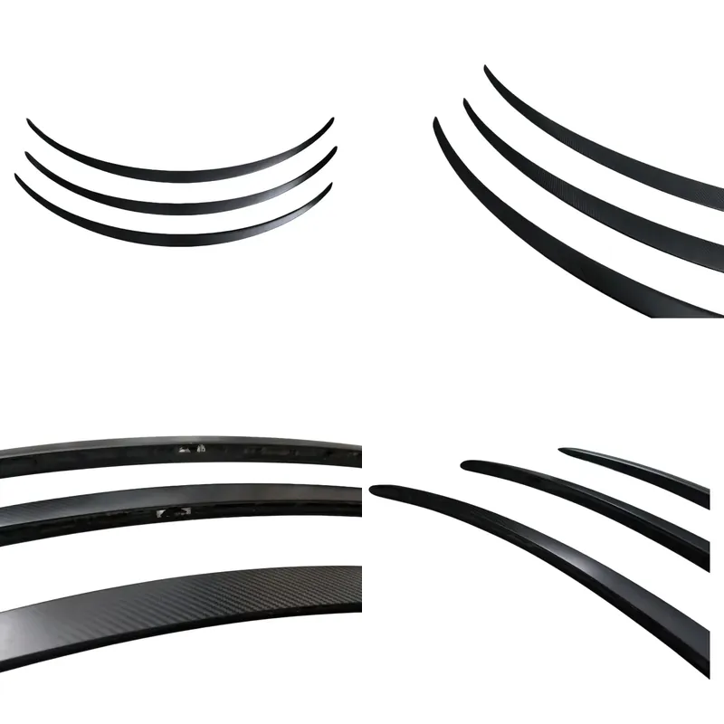 True Carbon Fiber Rear Spoiler - Bamboo Fiber Trunk ulasan dan harga