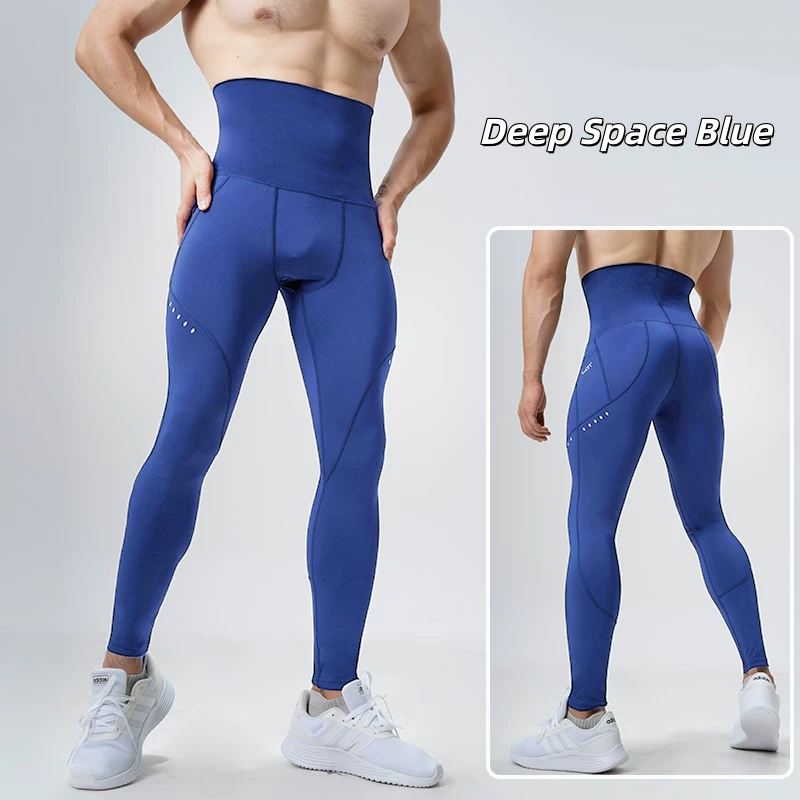 Men High Waist Compression Leg - Compression Long Pant ulasan dan harga